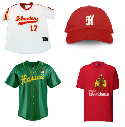 Hawaii Islanders baseball apparel