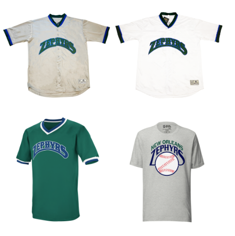 New Orleans Zephyrs Apparel