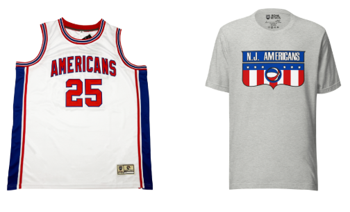 New Jersey Americans T-shirt and jersey
