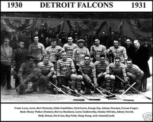 Detroit Cougars / Detroit Falcons (1926-1932) logo, uniforms, and team history photo