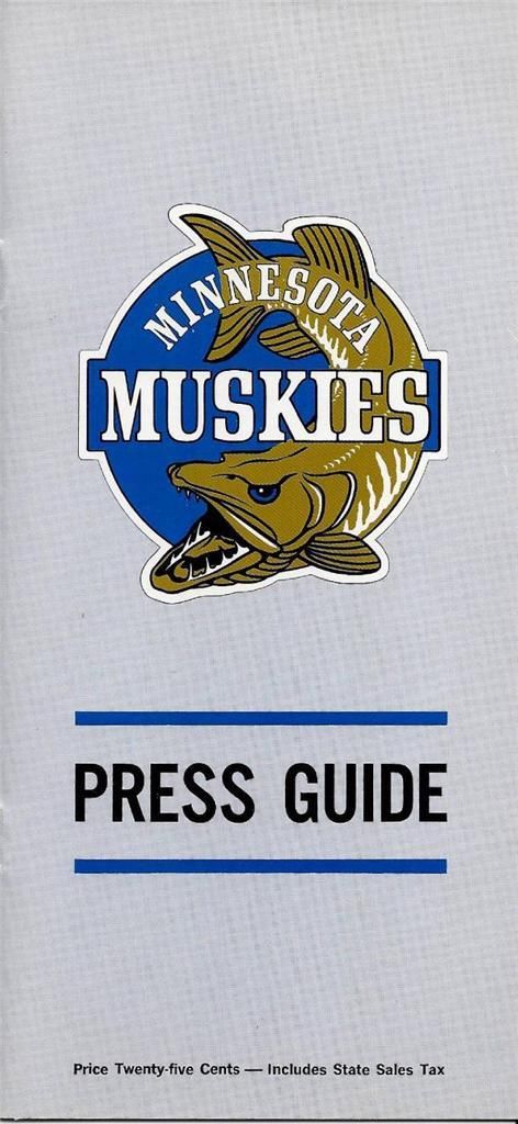 Minnesota Muskies 1967-1968 Press Guide