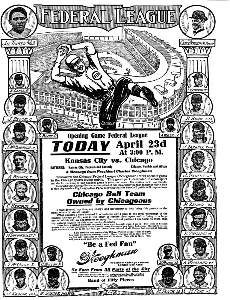 Chicago Feds opening day ad