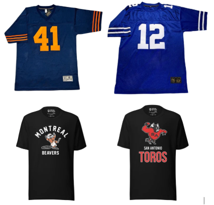 CoFL jerseys and T-shirts