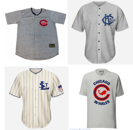 Federal League baseball apparel