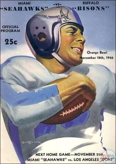 Miami Seahawks program 1946 AAFC