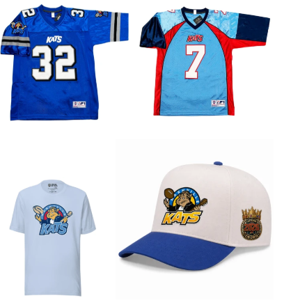 Nashville Kats arena football apparel