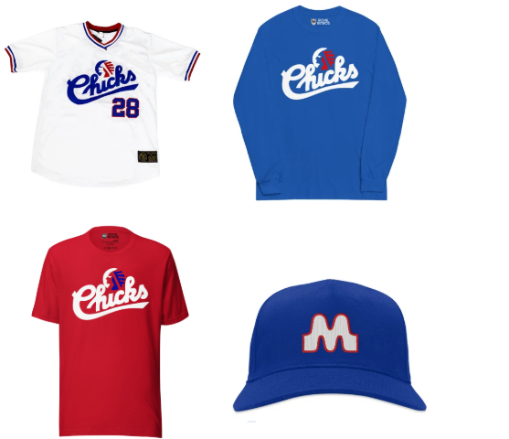 Memphis Chicks apparel