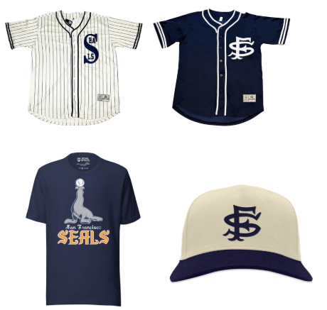 San Francisco Seals Baseball Gear