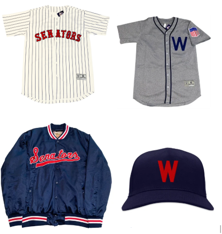 Washington Senators baseball apprel