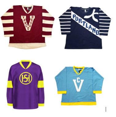 Pacific Coast Hockey Association jerseys