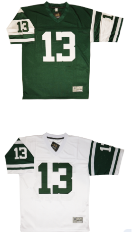 Waterbury Orbits/New York Jets jerseys white and green
