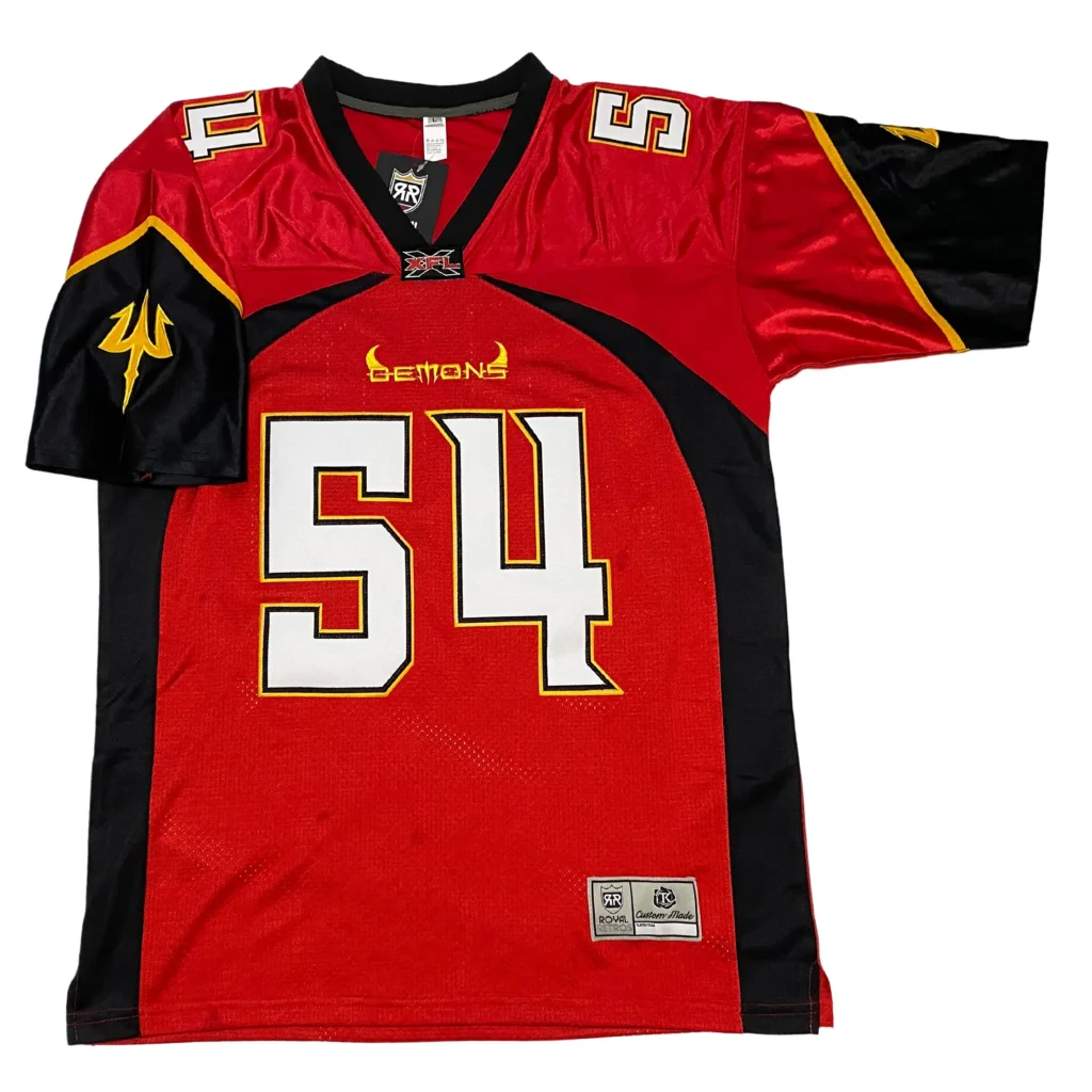 San Francisco Demons XFL jersey red